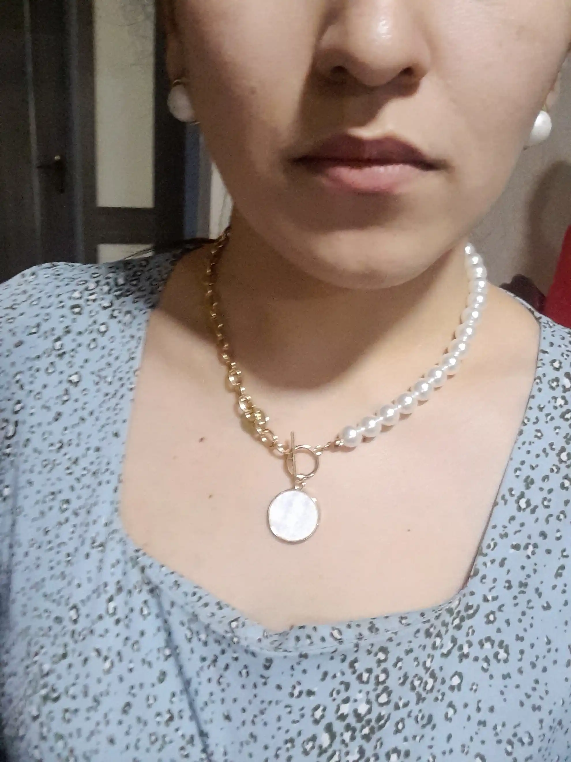 Ожерелье, колье женское, цепочка чокер, кулон на шею