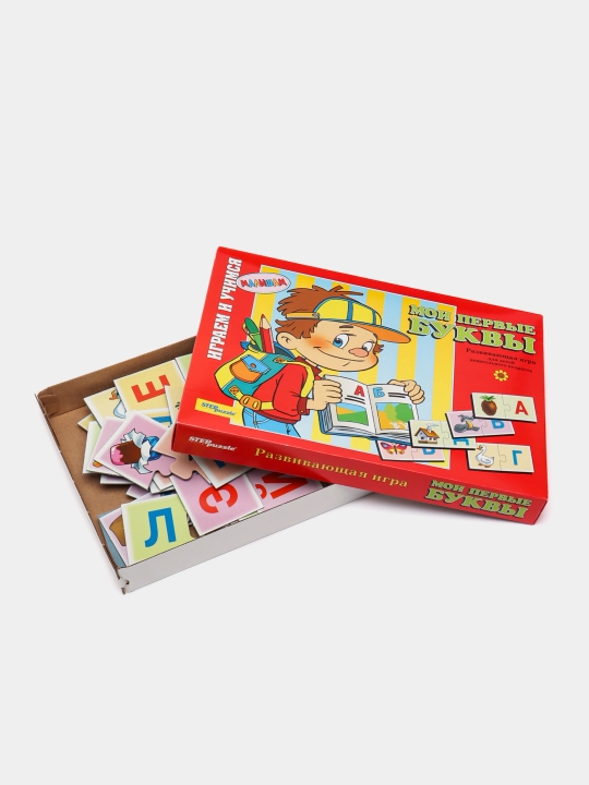 Игра "Мои первые буквы" детская настольная 76011