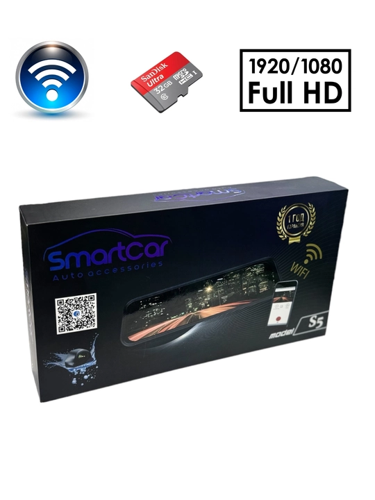 Videoregistrator Smart Car S5 wifi, 32gb  flesh karta