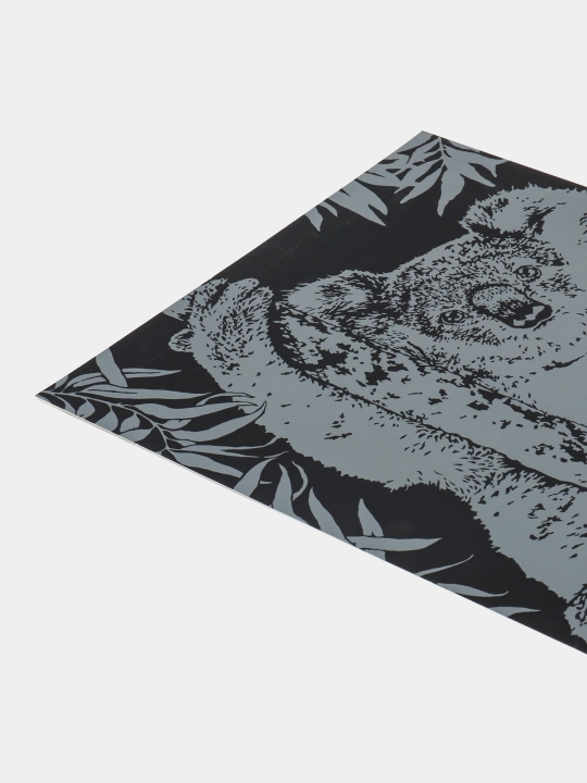 Scretching  30 * 40 sm Neon hayvonlari "Koala" Gr-781