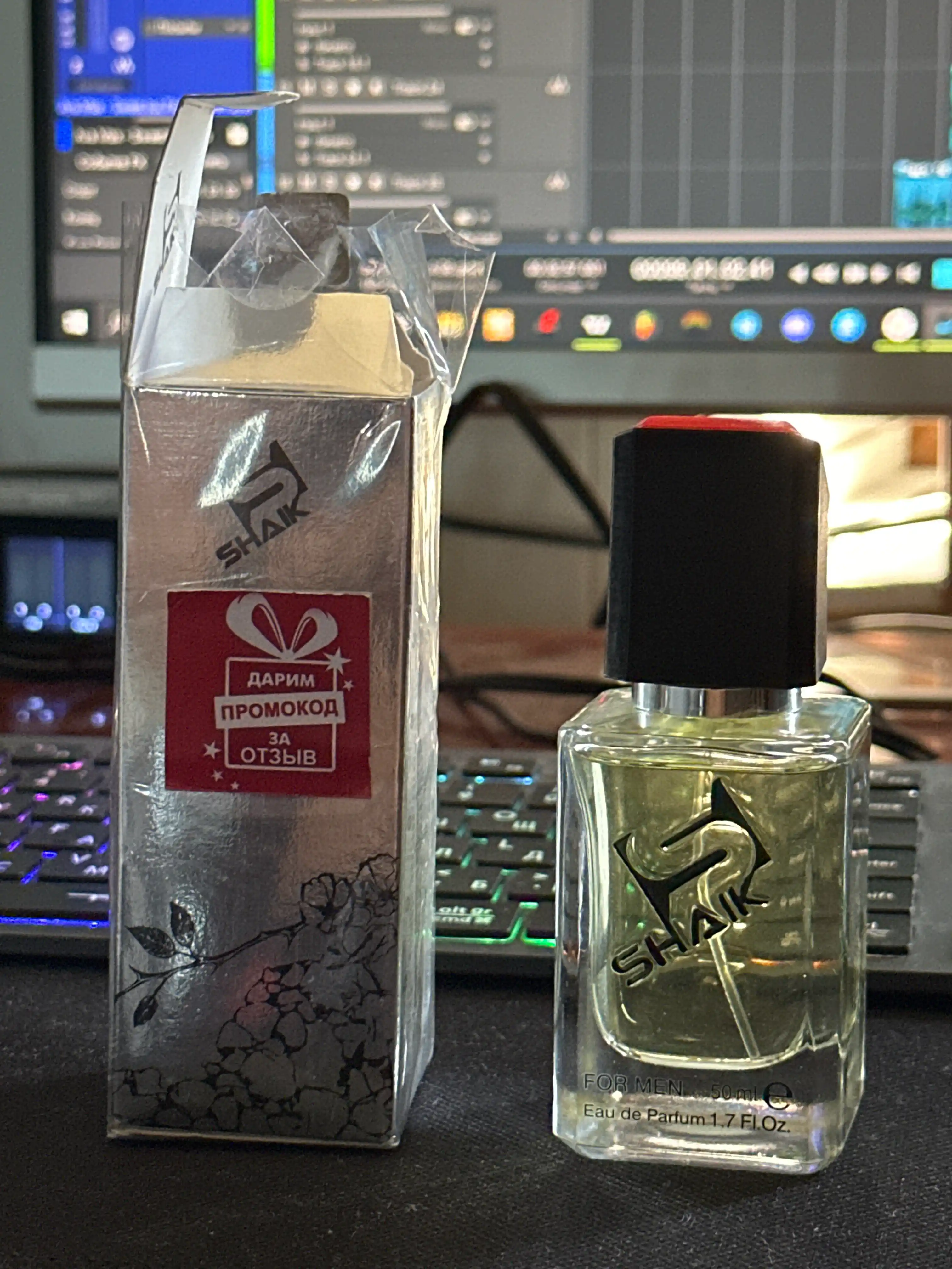 Parfyumlangan suv SHAIK 131, Creed Aventus, erkaklar uchun atir, 50 ml