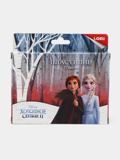 Пластилин Disney "Холодное сердце-2" Плд-025 12 цветов, по 15 гр, с европодвесом - 