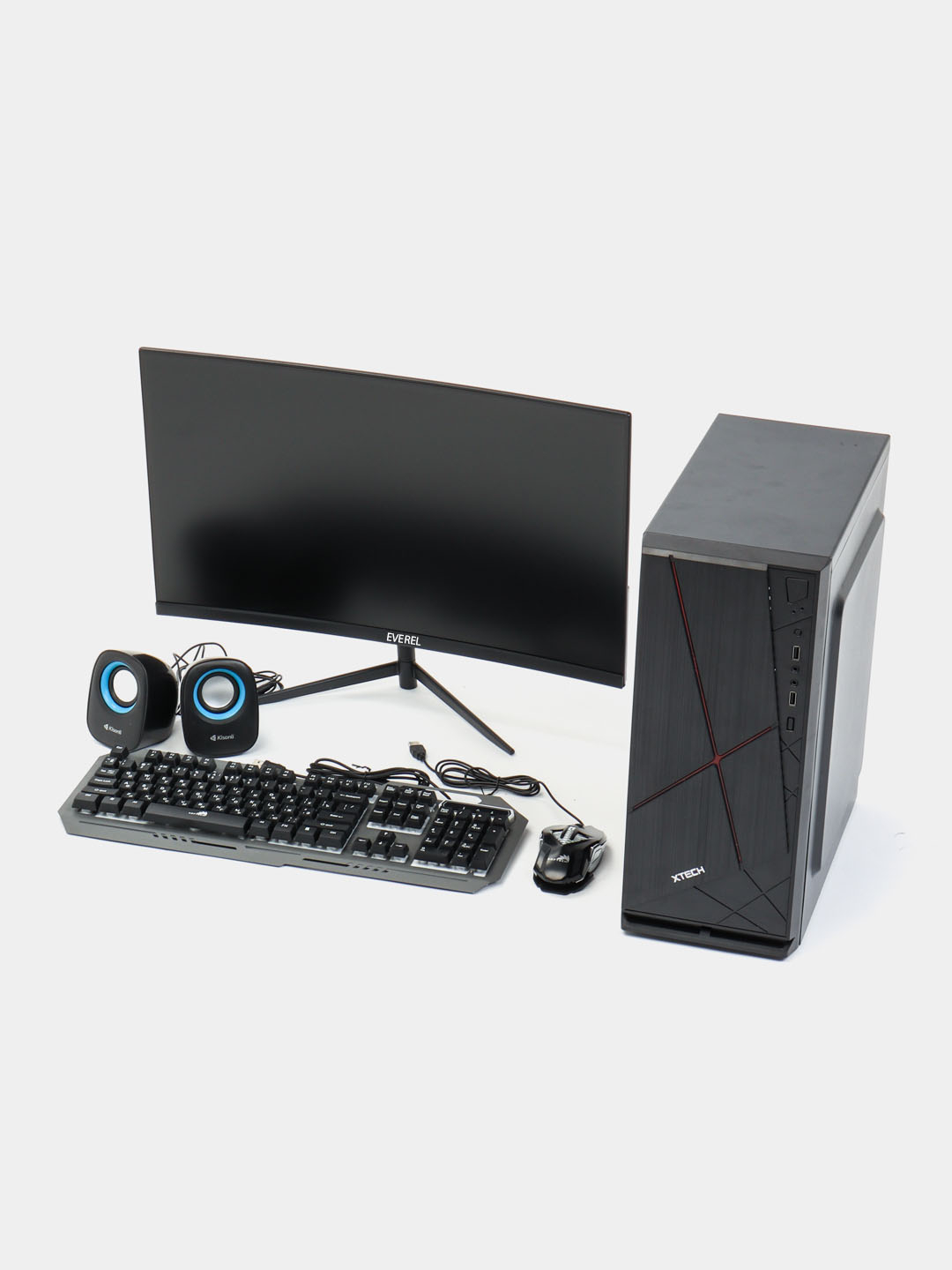 Готовый компьютер монитор 24 Curved, Core i5, 128 Гб, 500 Гб HDD, ОЗУ 8 ...