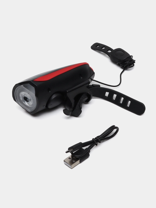 Velosiped lampasi, 140 dB, 100 m yorug'lik, 3 ish rejimi USB - 