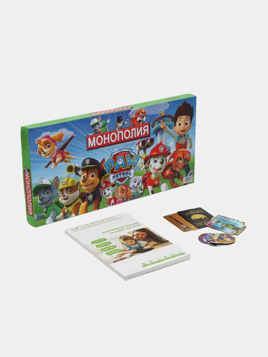 Подарочный набор для игры "Монополия", планшет и коллекционные карточки "Pokemon" и "Naruto" - 
