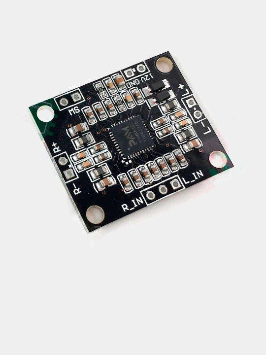 Сверх тонкая плата усилителя звука RAM 8610 2*15W 12-DC