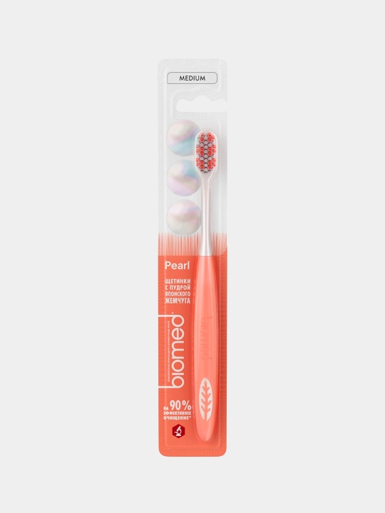 Зубная щетка Biomed Pearl White Medium - 