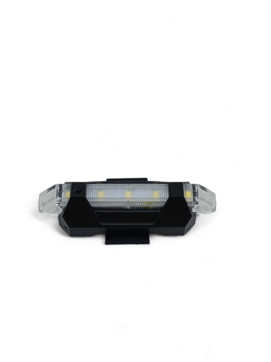 Передний габаритный фонарь, USB зарядка, белый, 5 диодов, яркий свет