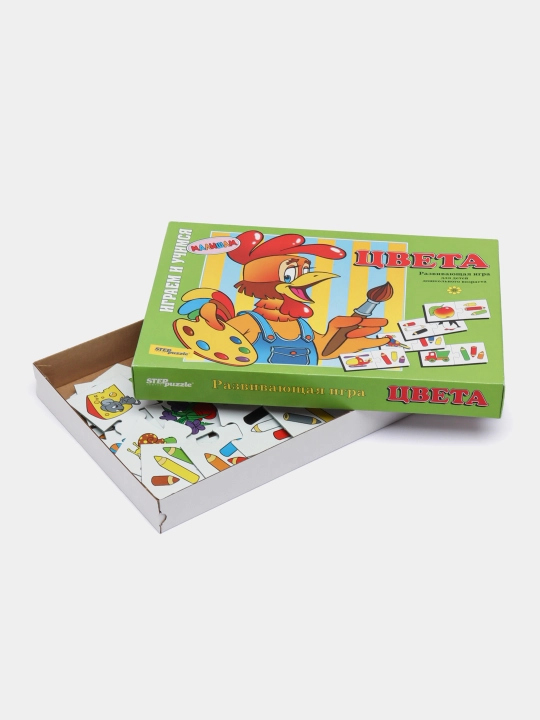 Настольная игра для детей Step Puzzle Цвета, 1 шт