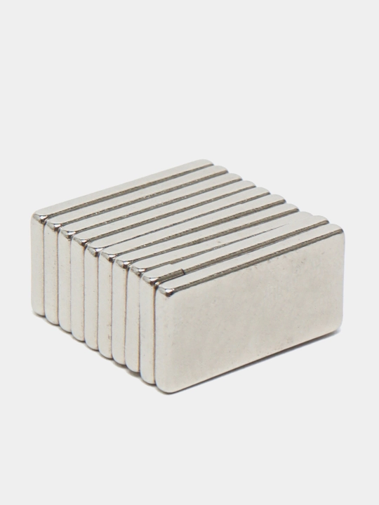 Neodimli magnitlar NdFeB N33, 20 * 10 * 2 mm