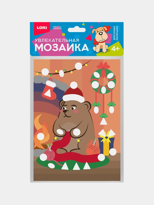 Bolalar uchun ajoyib mozaika Lori Rojdestvo kechasi, kichik to'plam, 1 dona - 