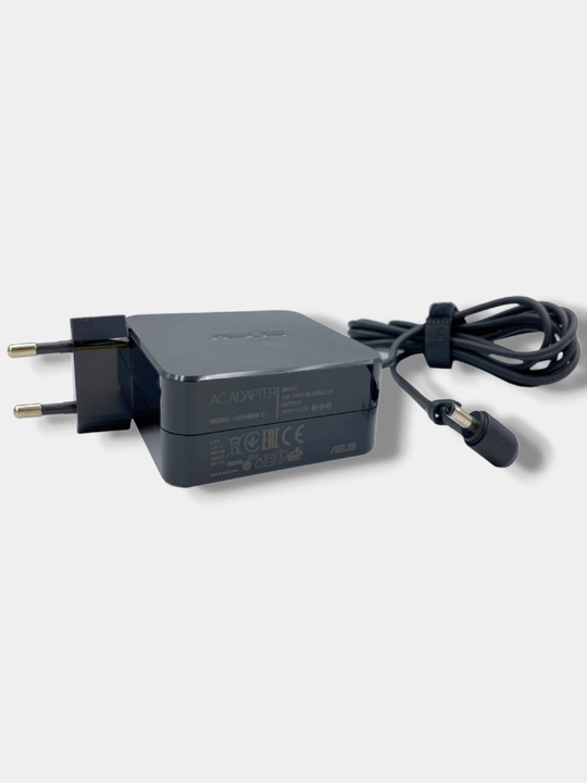 ASUS noutbukning quvvatlovchi manbai 19V3.42A 65Vt ingichka uchli 4.0x1.35 mm