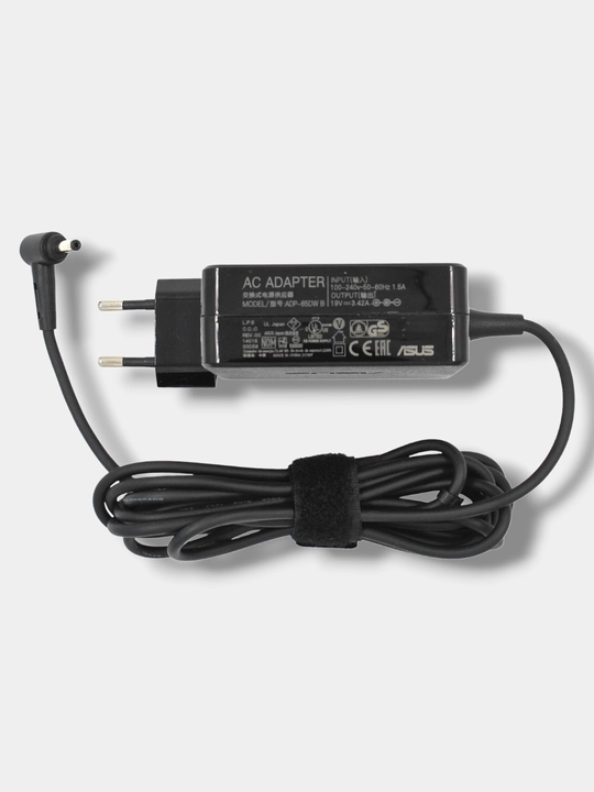 ASUS noutbukning quvvatlovchi manbai 19V3.42A 65Vt ingichka uchli 4.0x1.35 mm