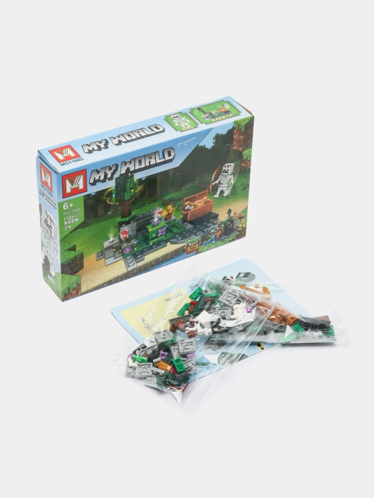 Конструктор Лего My world совместим с Lego Minecraft, Cube world