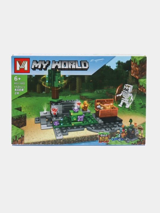 Конструктор Лего My world совместим с Lego Minecraft, Cube world