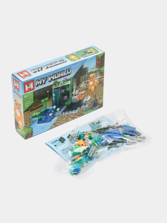 Конструктор Лего My world совместим с Lego Minecraft, Cube world