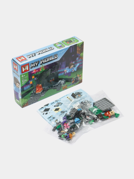 Конструктор Лего My world совместим с Lego Minecraft, Cube world