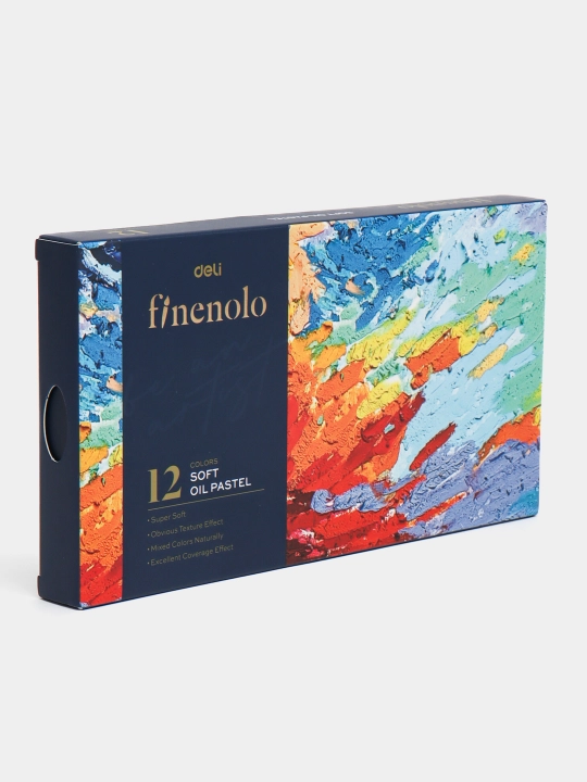 Масляные пастели Deli C212-12, finenolo, 18 цветов - 
