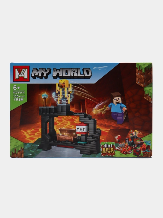 Конструктор Лего My world совместим с Lego Minecraft, Cube world