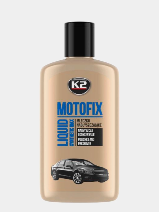 Полироль глубокий блеск К2 MOTOFIX, c долговременным 3D эффектом, 250 мл