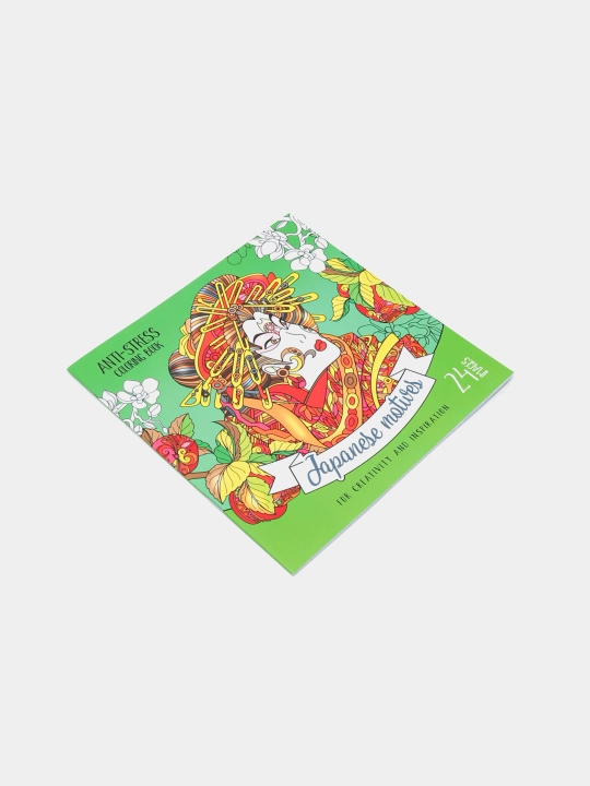 Rang berish kitobi, 100 gr, shtapel, 200 * 200 mm, 12 varaq, mat laminatsiya