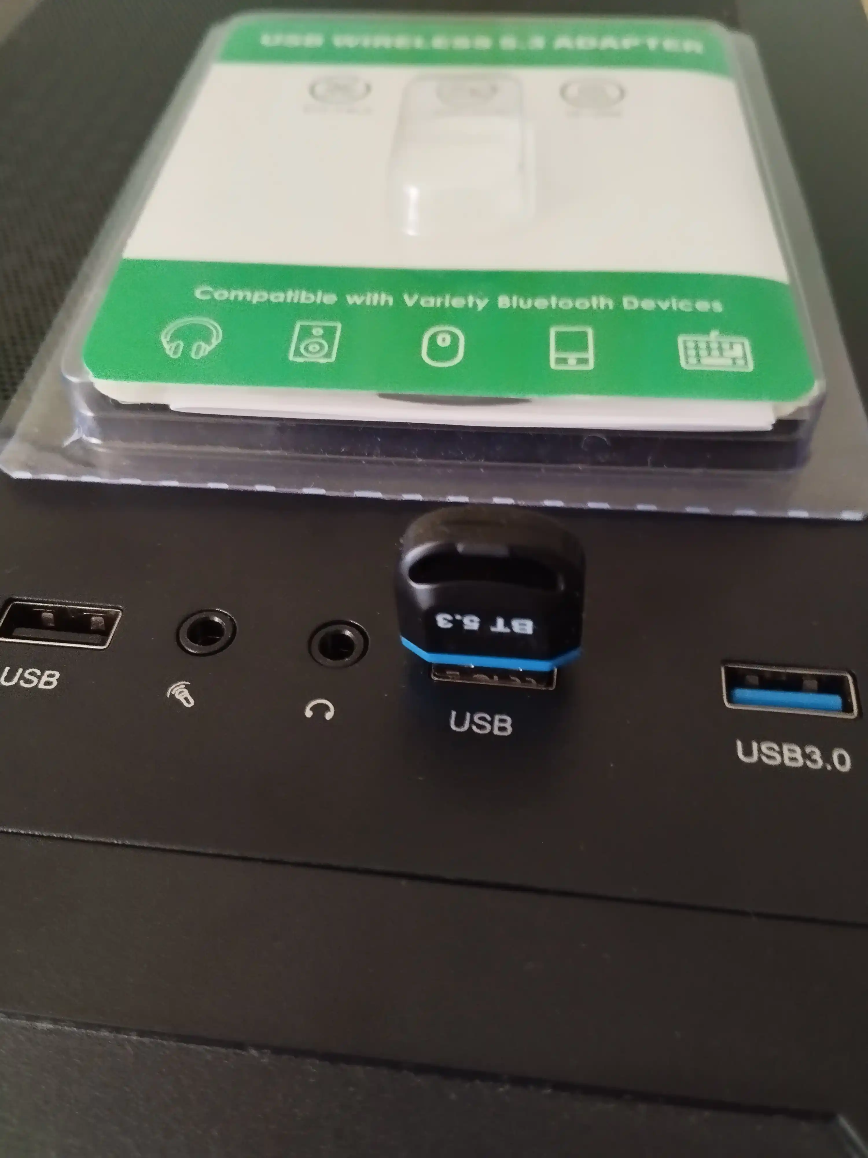 Bluetooth USB адаптер 5.3 — для ПК, колонок, наушников, геймпадов | Быстрый и стабильный