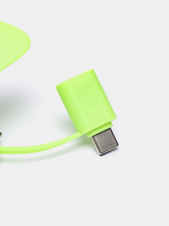 Портативный мини-вентилятор, универсальный, USB, Type-C, Micro, Lightning, 3 в 1
