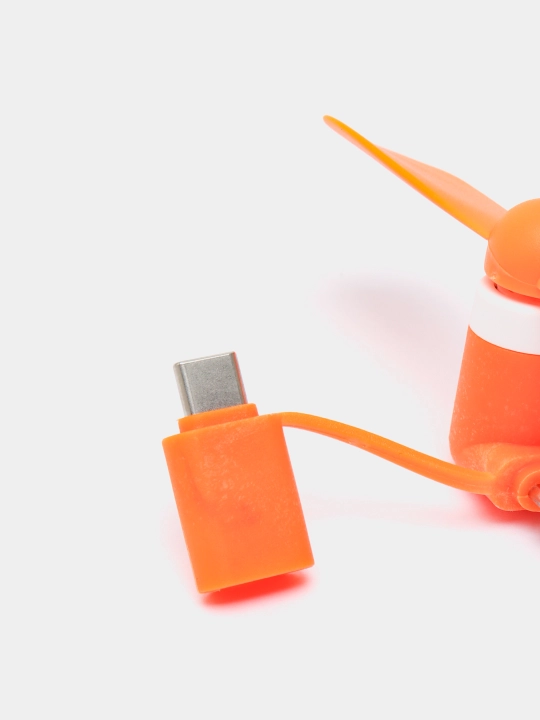 Портативный мини-вентилятор, универсальный, USB, Type-C, Micro, Lightning, 3 в 1