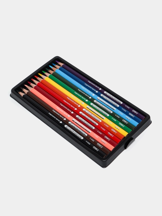 Deli EC00200 rangli qalamlar, 12 xil rang - 