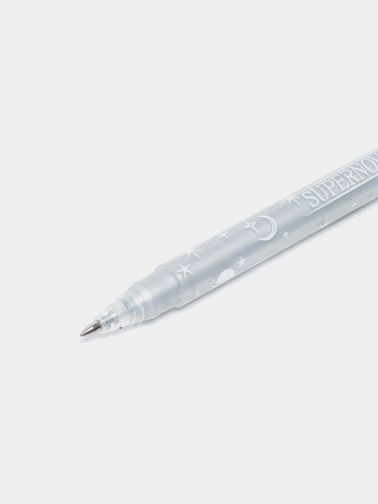 Hatber SUPERNOVA gel ruchkasi, kumush, 0,6 mm