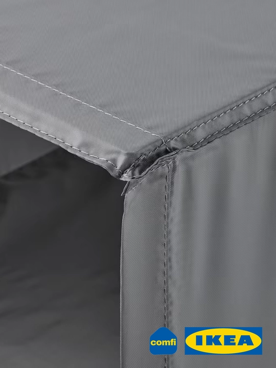 IKEA органайзер с 6 отделениями SKUBB, подвесной, для хранения, белый/серый, 35x45x125 см