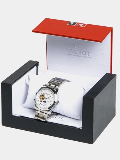 Часы мужские наручные Tissot 1853 AAA, с коробкой и документами — NEWYEAR-SWISS-БЕЛЫЙ
