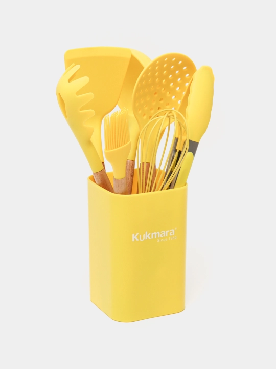 Kukmara oshxona asboblari to'plami, silikon