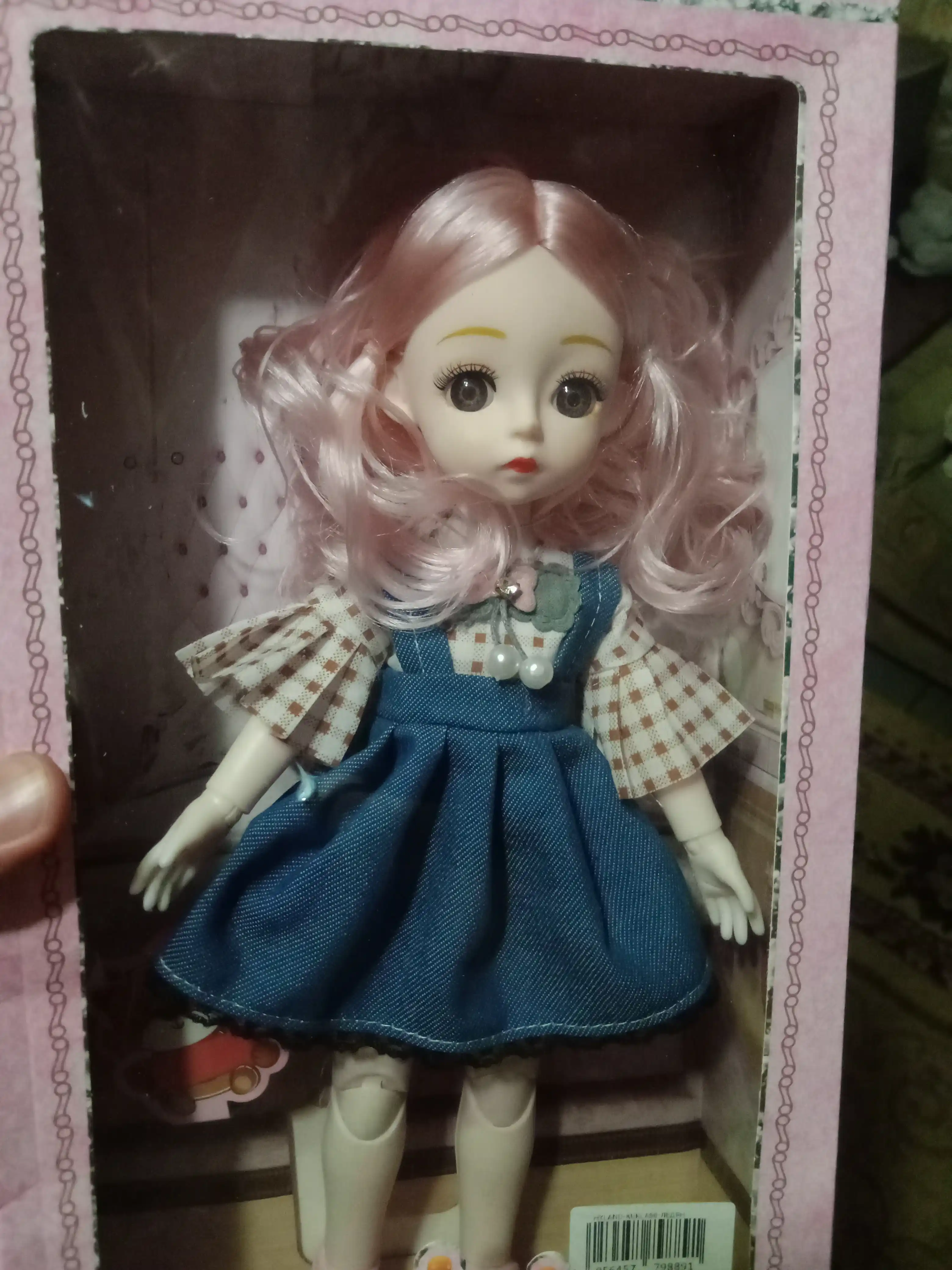 Bo'g'imli malika qo'g'irchoq, 30 sm