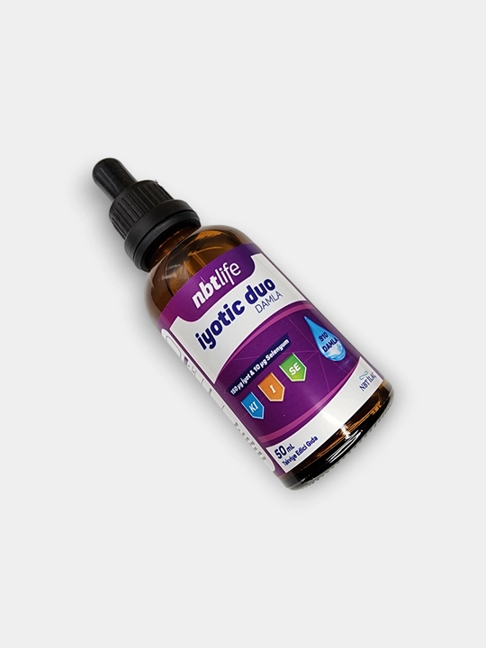 Suyuq yod tomchilari, selen bilan NBT Life yotic Duo, 50 ml