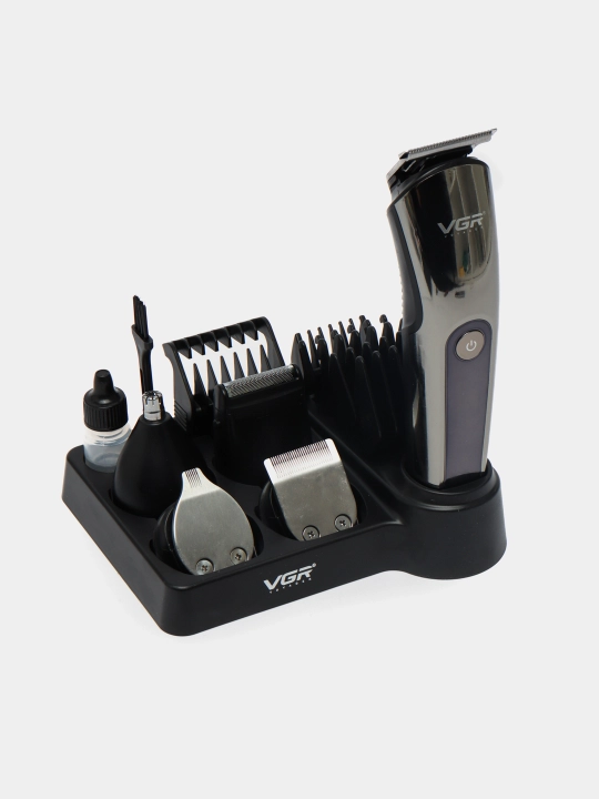 Soch kesish va soqol olish uchun professional Vgr 107, trimmer mashinasi - 