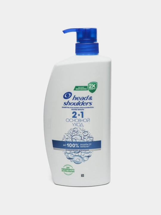 Head&Shoulders шампунь от перхоти и бальзам для волос Основной уход, 2 в 1, 1 л