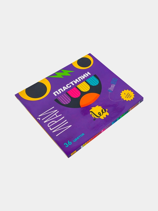 Bolalar uchun plastilin Leo O'yna, klassik, 36 rang, 720 g - 