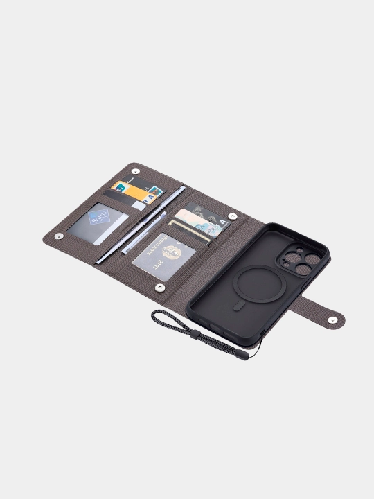 Hamyon g'ilof iPhone 15 Pro Max uchun
