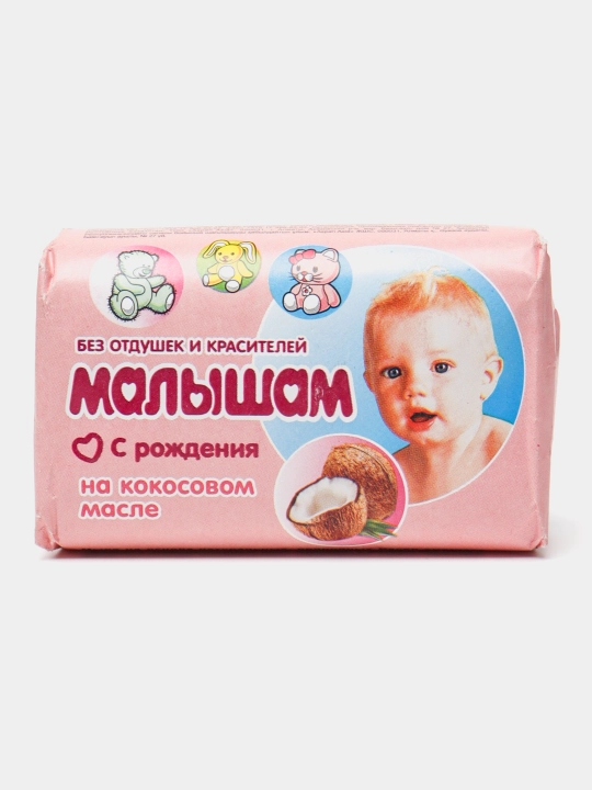 Bolalar uchun tualet sovuni kokos moyi bilan bolalar uchun "Bahor". 90 g