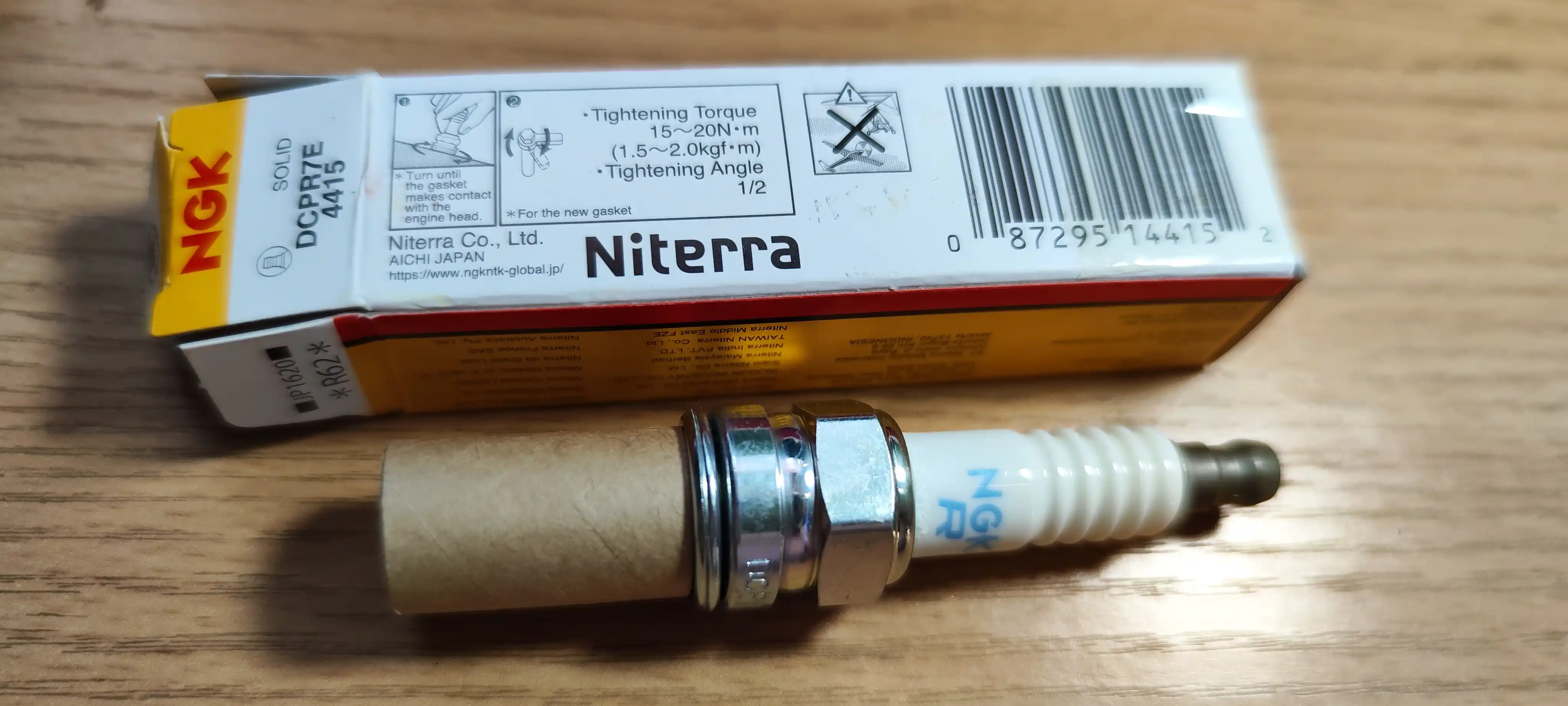O't oldirish svechasi Spark/Cobalt/Gentra NGK, 1 dona