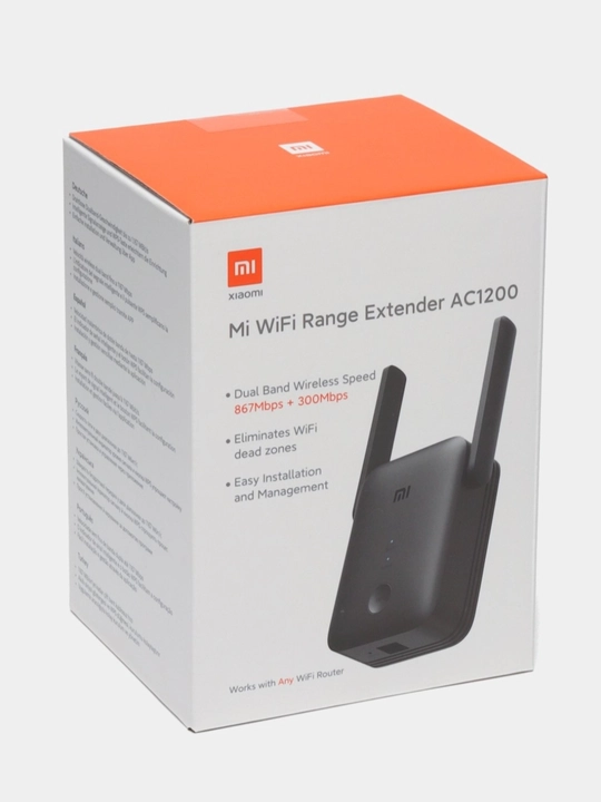 Усилитель беспроводного Wi-Fi сигнала Xiaomi М Range Extender АС1200, репитер  ( GLOBAL ) - 