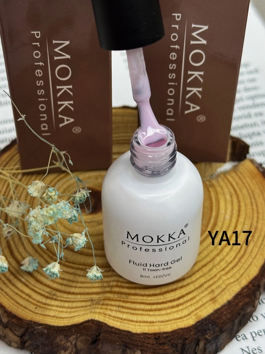 Жидкий полигель для ногтей, гель лак для наращивания и ремонта MOKKA
