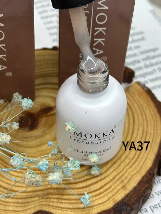 Жидкий полигель для ногтей, гель лак для наращивания и ремонта MOKKA