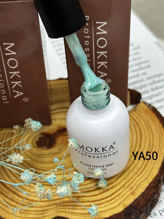 Жидкий полигель для ногтей, гель лак для наращивания и ремонта MOKKA