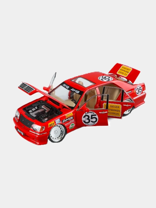 O'yinchoq metall mashinasi Mercedes-Benz AMG 6.3, Nissan Skyline GTR "Jinlifang" 1:24