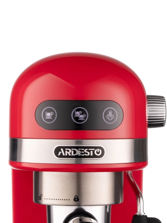Рожковая кофеварка Ardesto YCM-E1500, 1.4 л, ручной капучинатор, подогрев чашек