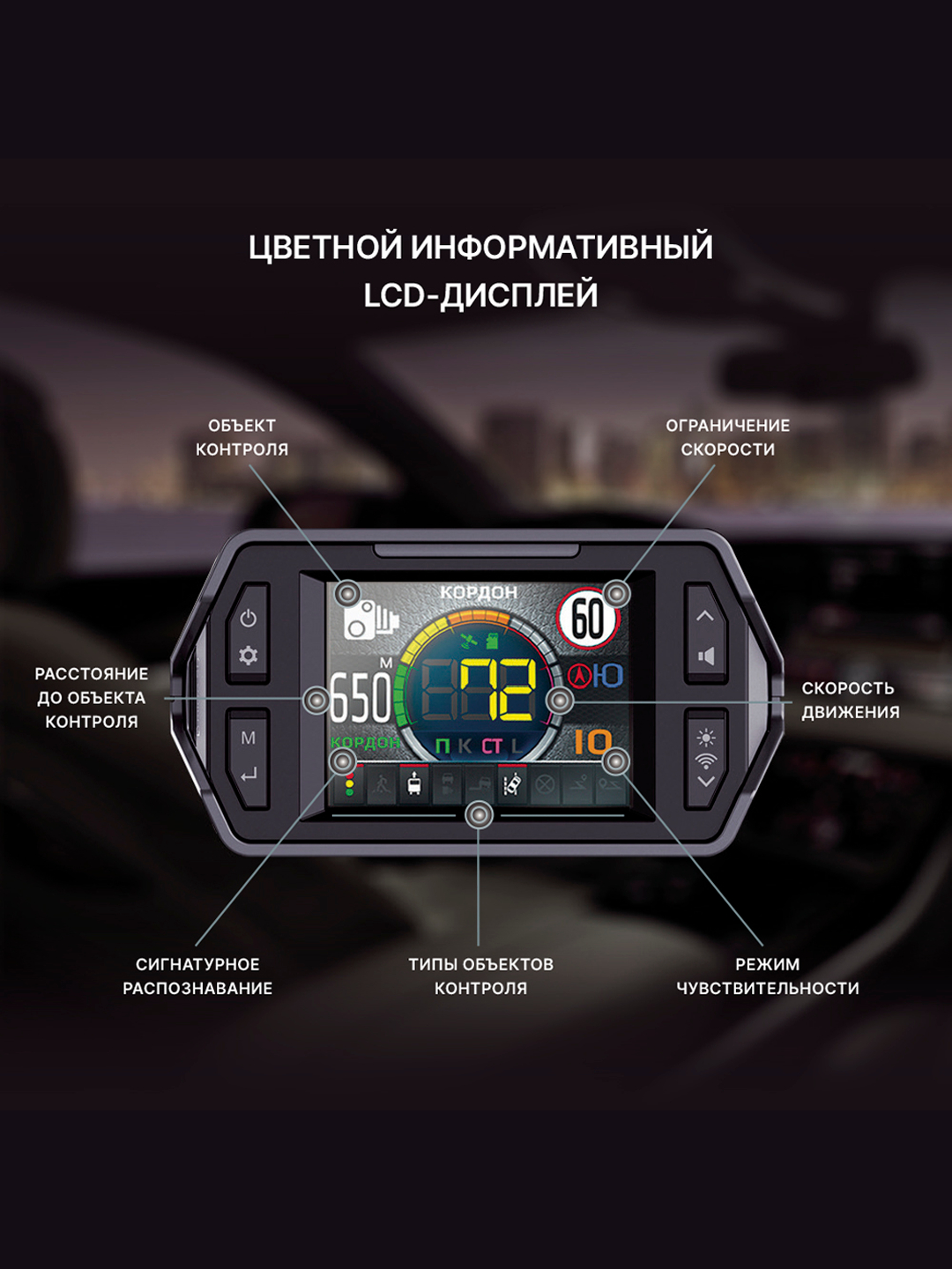 Радар детектор inspector star air с lna