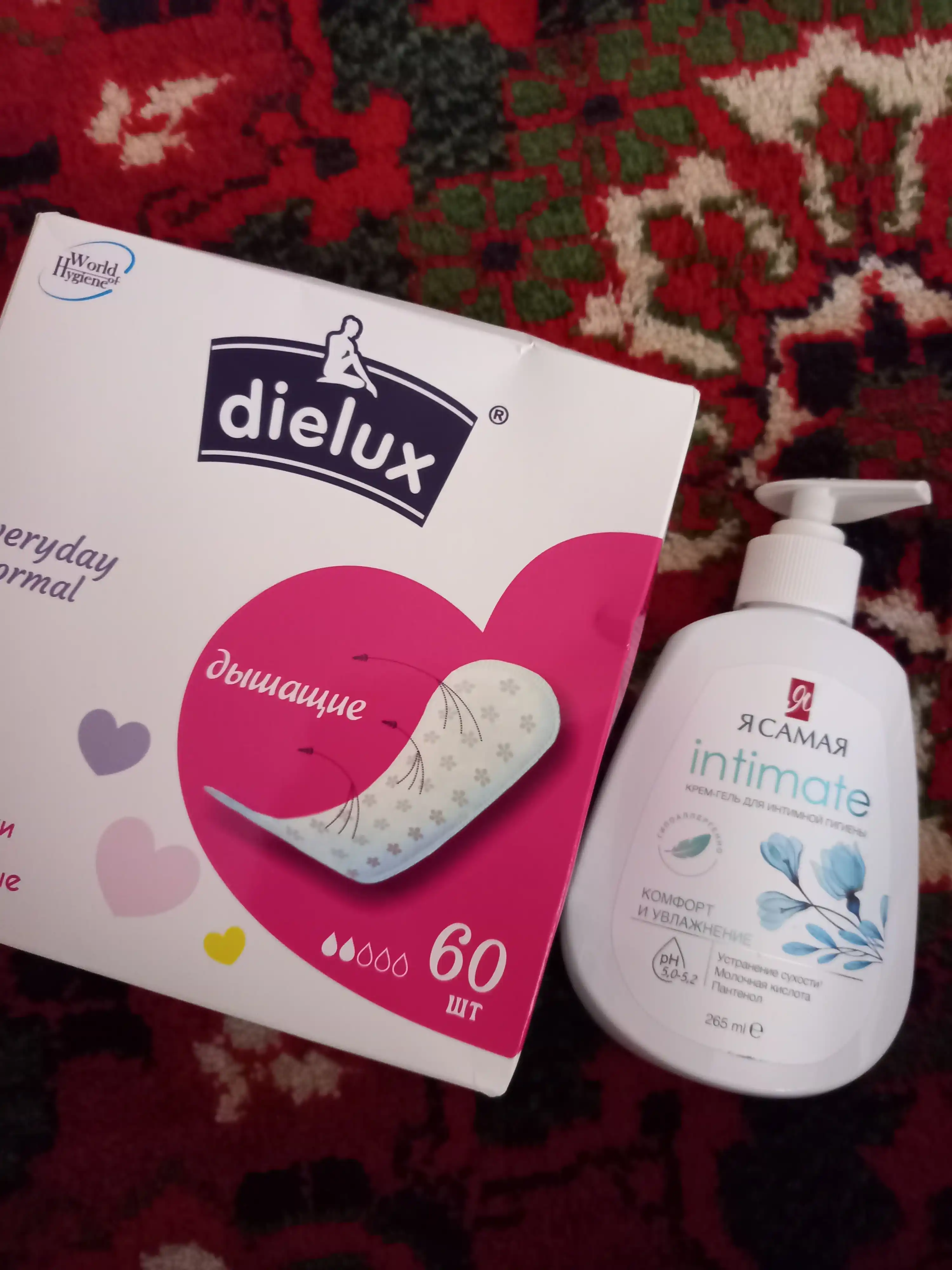 Gigienik prokladkalar Dielux, 60 dona