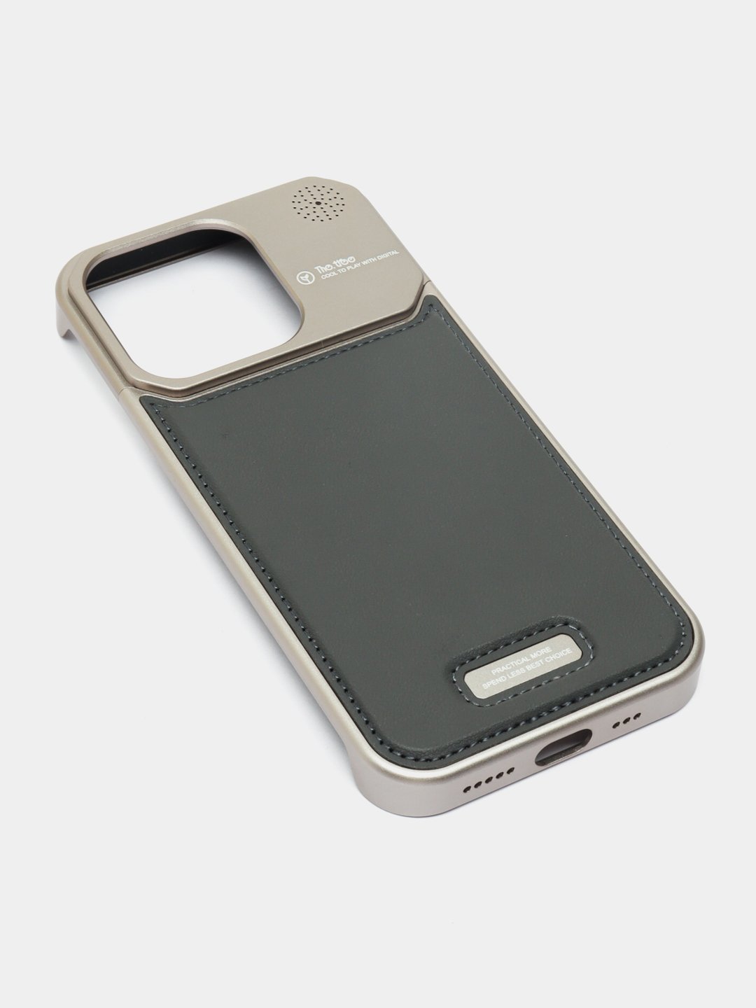IPhone 14, 15, 16 Pro / Max, MagSafe uchun xushbo'y hidli charm metall g'ilof